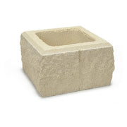 Bloc béton pilier couleur crème