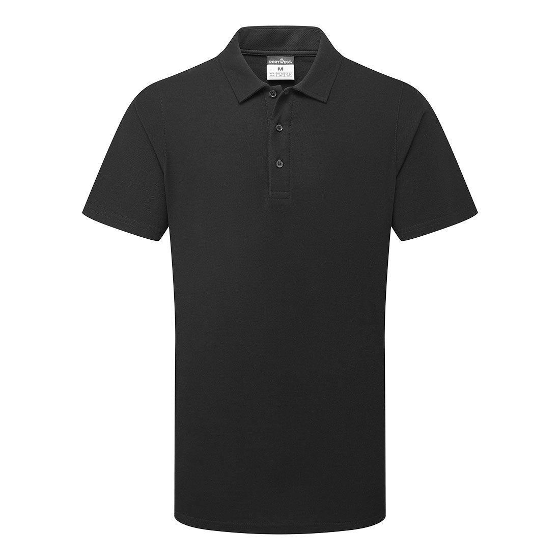 Polo M/C MeshAir Pro Negro - Portwest C211