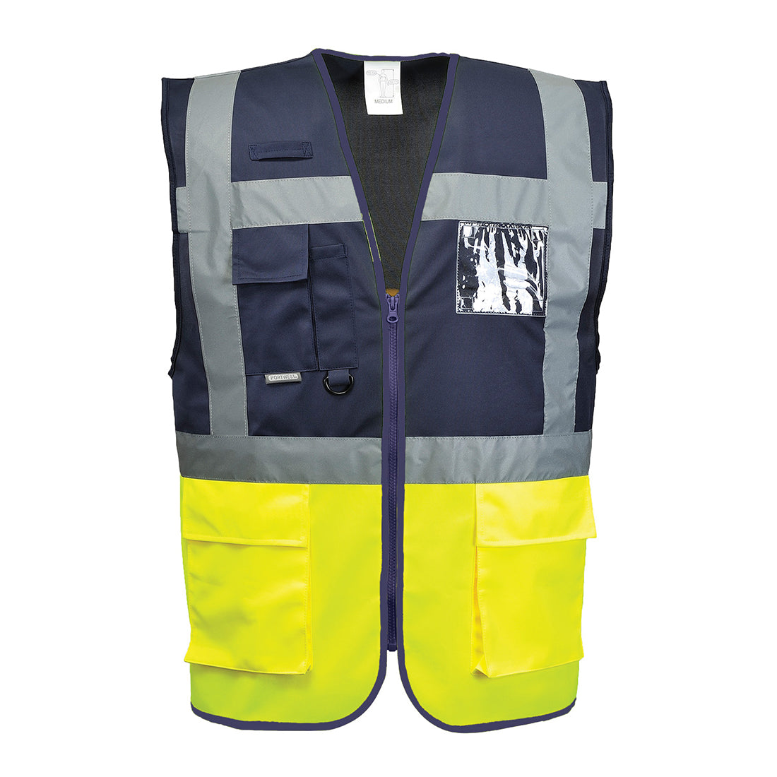 Gilet haute visibilité Paris Contrast Executive Vetonek