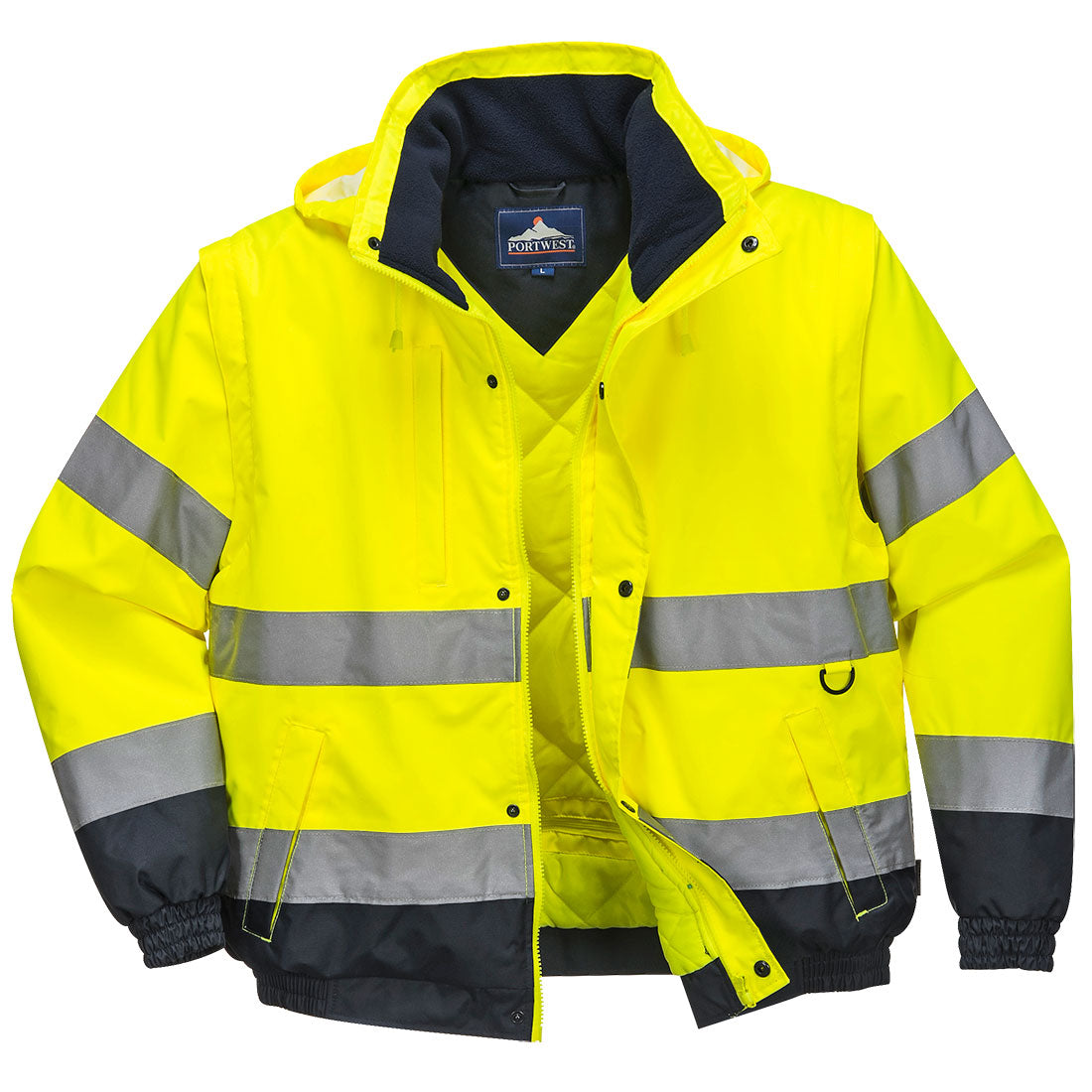 Veste 2 en 1 haute visibilité Contrast Vetonek