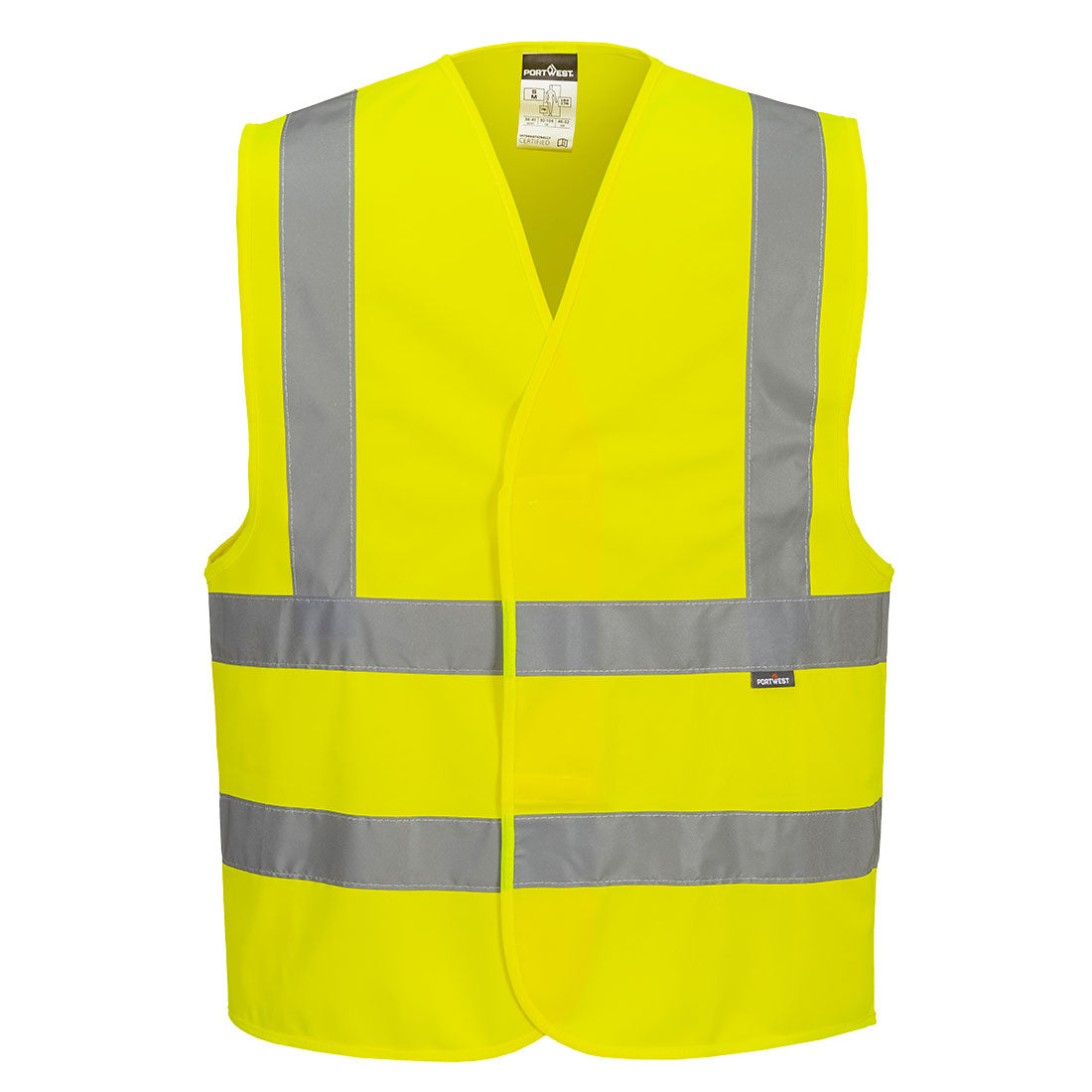 Gilet Haute Visibilité avec Bande et Bretelles Vetonek