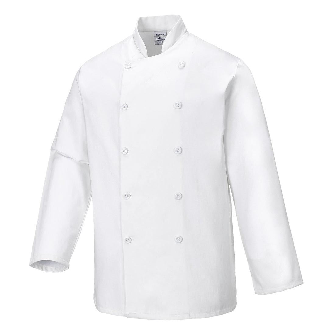 Chaqueta de cocina Sussex de manga larga - Comodidad y Estilo Vetonek