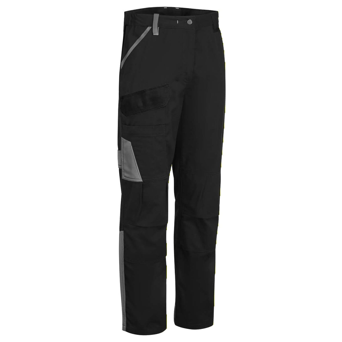 Pantalón bicolor de trabajo de algodón WX1 Negro/Gris - Portwest CD111