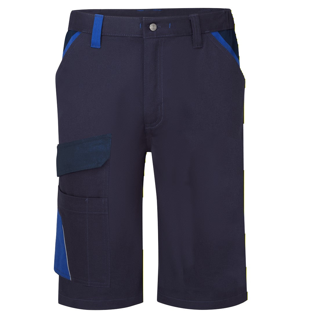 Bermuda bicolor de algodón WX1 Azul marino/Azul royal - Portwest CD114
