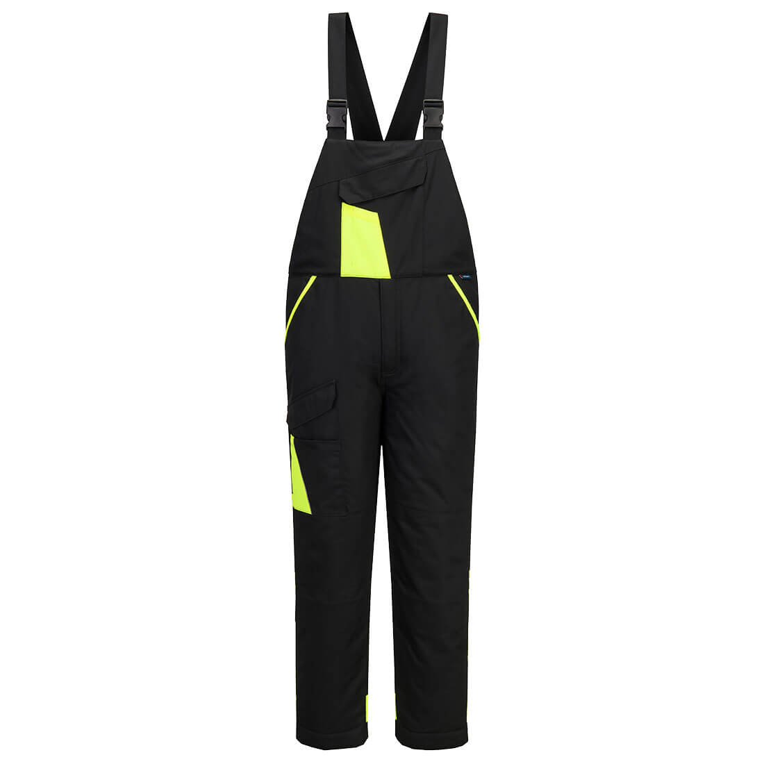 Peto bicolor aislante de algodón WX1 Negro/Amarillo - Portwest CD117