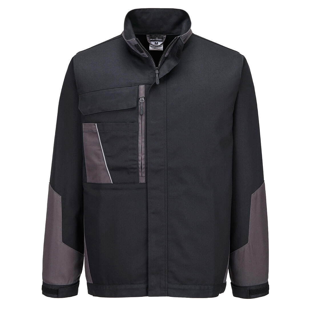 Chaqueta de trabajo de algodón aislante bicolor WX1 Negro/Gris - Portwest CD118