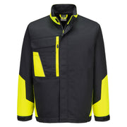 Chaqueta de trabajo de algodón aislante bicolor WX1 Negro/Amarillo - Portwest CD118