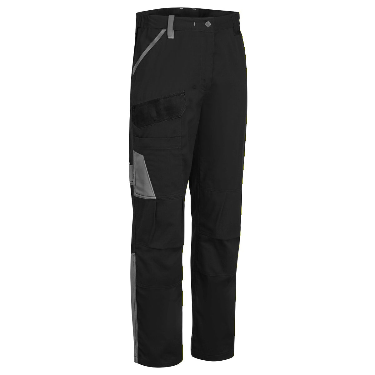 Pantalones de trabajo ligeros de algodón WX1 Negro/Gris - Portwest CD131