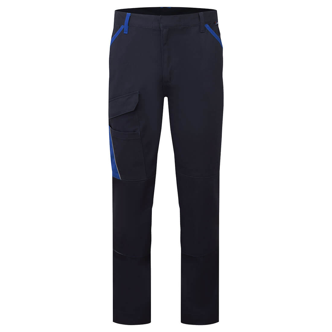 Pantalones de trabajo ligeros de algodón WX1 Azul marino/Azul royal - Portwest CD131