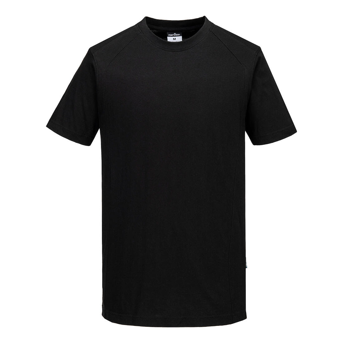WX2 camiseta ligera de algodón M/C Negro - Portwest CD811