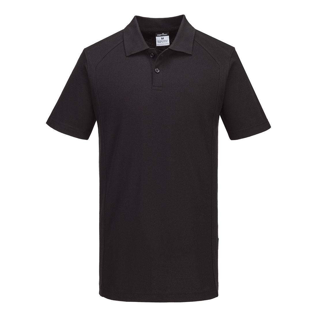 Polo PW2 de manga corta Negro - Portwest CD812