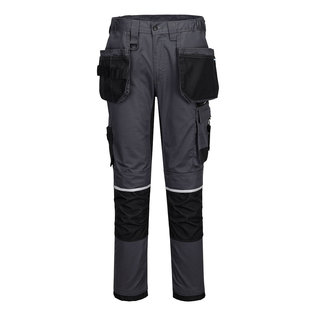 Pantalón WX2 Eco Craft Holster Gris metal Bajos - Portwest CD845