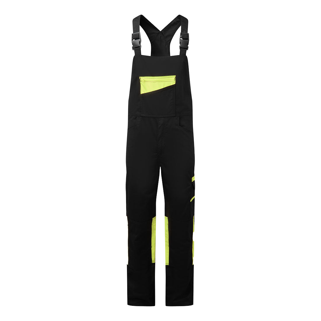 Peto WX2 Eco Stretch Negro/Amarillo - Portwest CD850