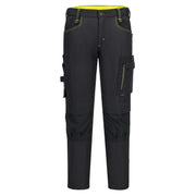WX2 pantalón elástico Slim Negro/Amarillo - Portwest CD880