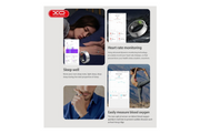 Anillo Inteligente Smart Ring – Monitoreo de Sueño, Oxígeno y Ritmo Cardíaco (Color Negro Metálico) - Vetonek