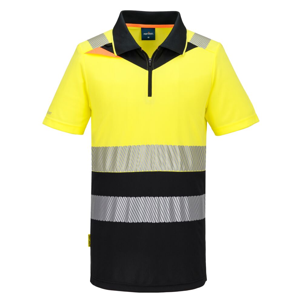 Polo Hi-Vis con cremallera - Vetonek