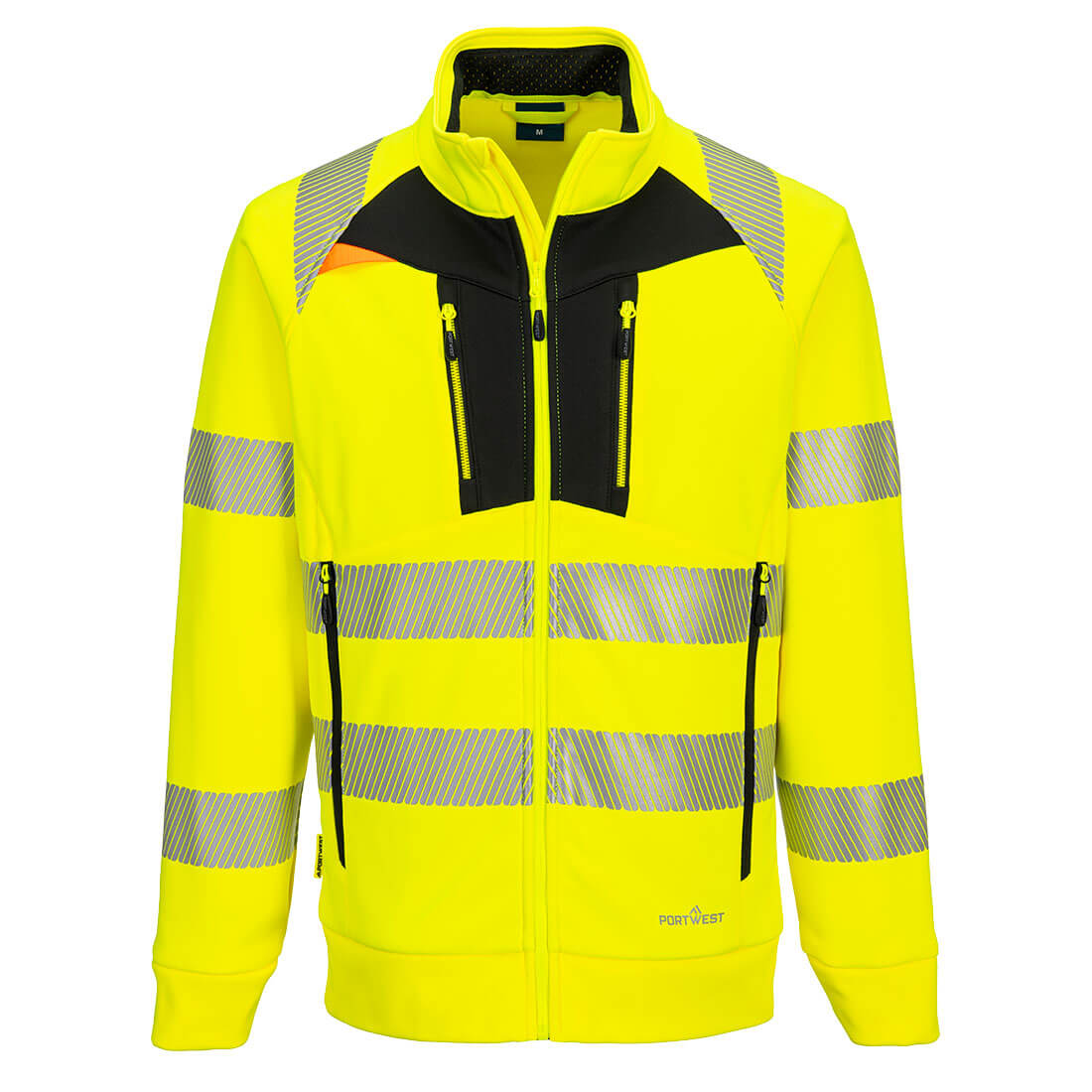 Sudadera con Cremallera DX4 Hi-Vis Funnel Neck Zipped Vetonek