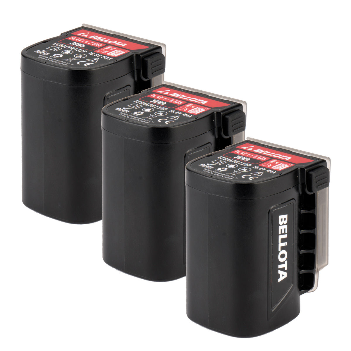Batería de Litio Bellota BePower ECBAEPR132P de 14,4 V para Tijera de Poda Eléctrica EPR132P – vista de detalle