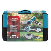 Kit de 3 Herramientas a Batería Bellota BePower Smart EGKIT1S con Tijera de Poda, Motosierra y Cortasetos – vista de detalle