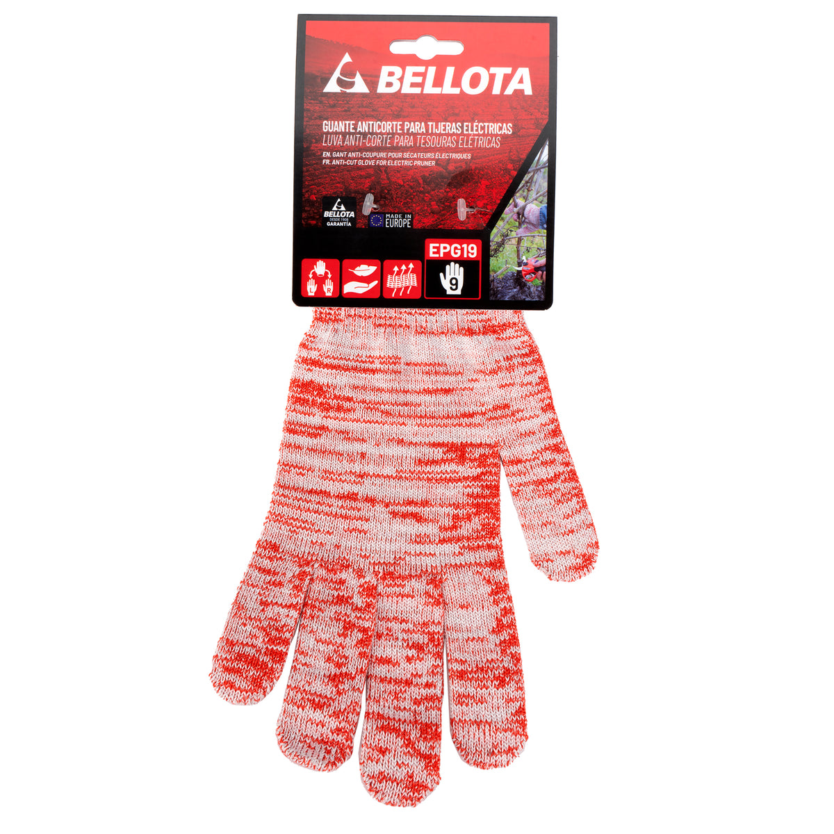 Guante Anticorte Bellota EPG1 para Tijera de Poda Eléctrica Ambidiestro – vista principal