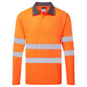 ES1 Essential polo de alta visibilidad de manga larga Naranja - Portwest ES277
