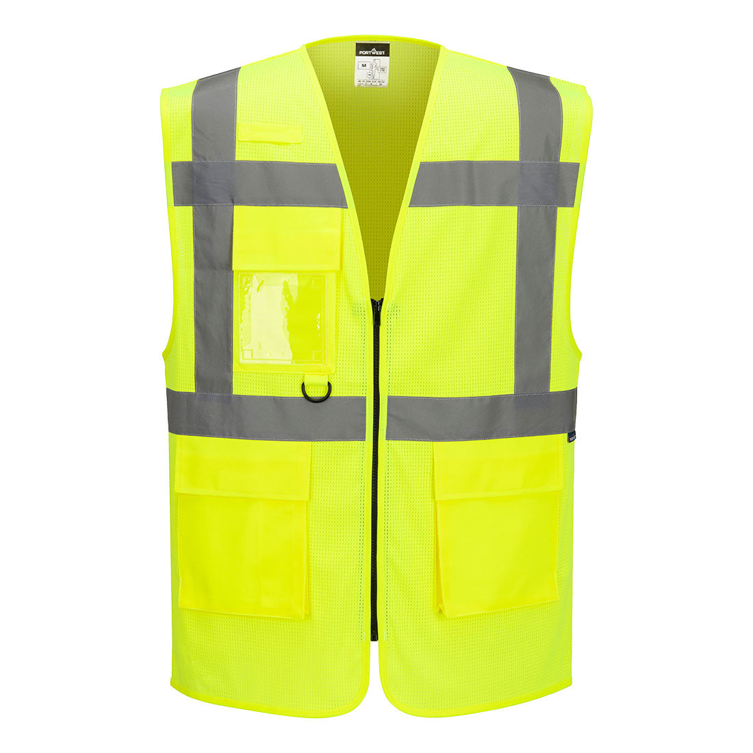 ES1 Essential chaleco ejecutivo de malla de alta visibilidad Amarillo - Portwest ES376