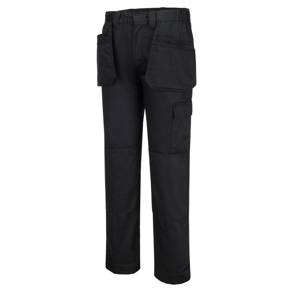 ES1 Essential pantalón con bolsillos holster Negro - Portwest ES720