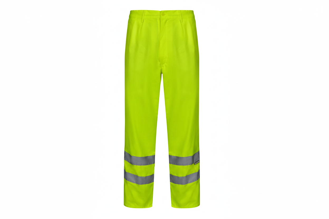Pantalón forrado de alta visibilidad Velilla F160, amarillo flúor, bolsillo portaherramientas - Vetonek