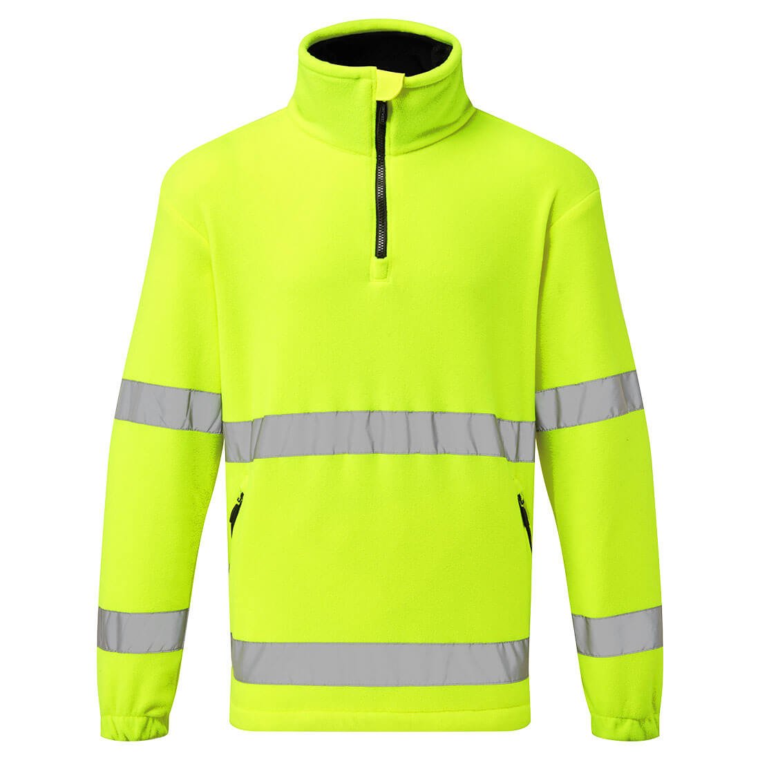 Forro Polar Hi-Vis 1/2 Zip - Comodidad y Seguridad Vetonek