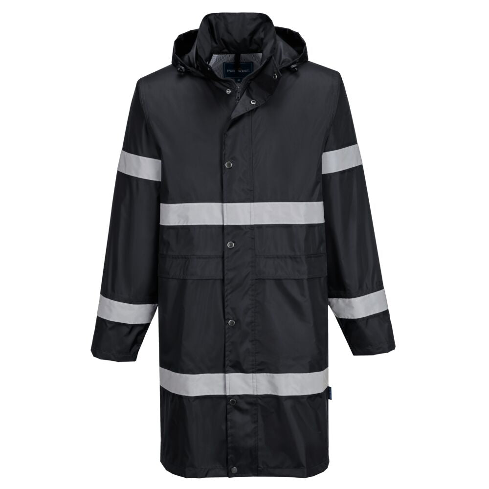 Chubasquero Iona 100cm Negro - Portwest F437