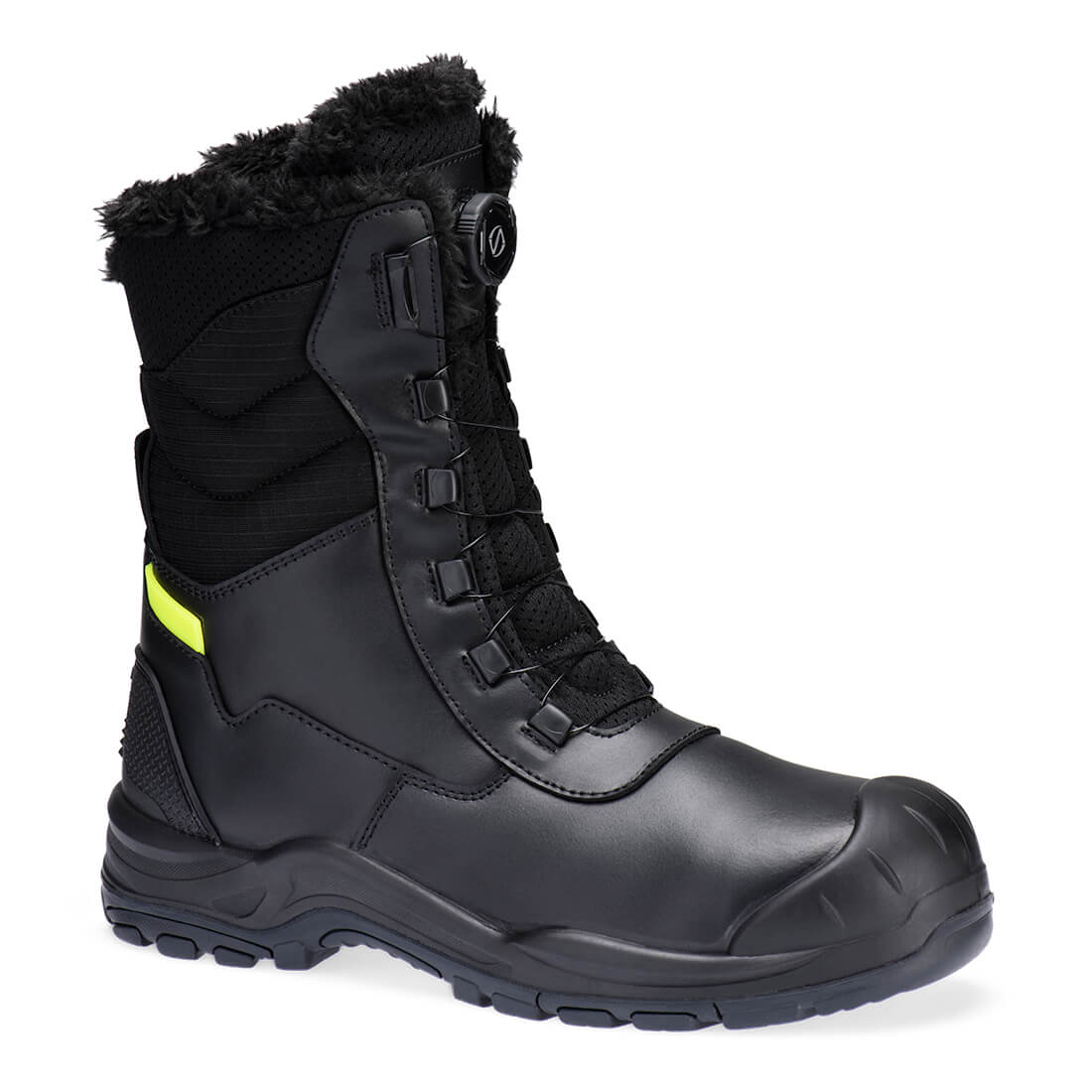 Bota Steel Leather Winter High S3L SC HRO CI SR Negro - Portwest FD05