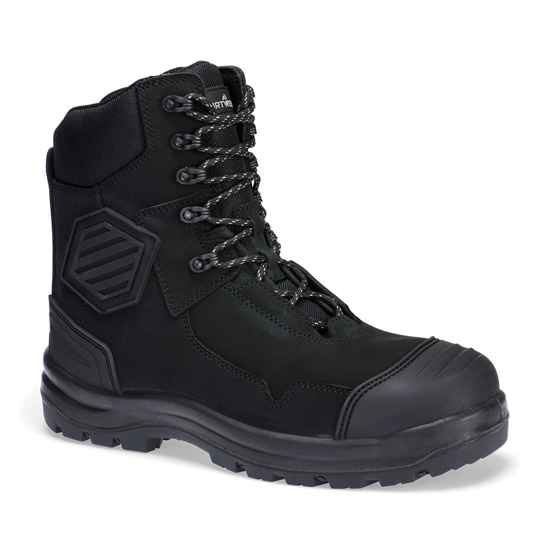 Bota de media caña Composite Leather S3S HRO FO SC HI CI AN LG SR Negro - Portwest FD22