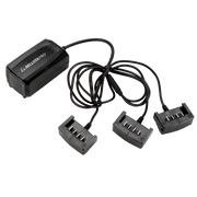 Cargador triple Bellota ECCHECS1100P para baterías de motosierra ECS1100P