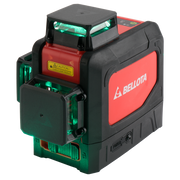 Nivel láser 3x360 Bellota BePower NIV360 con láser verde