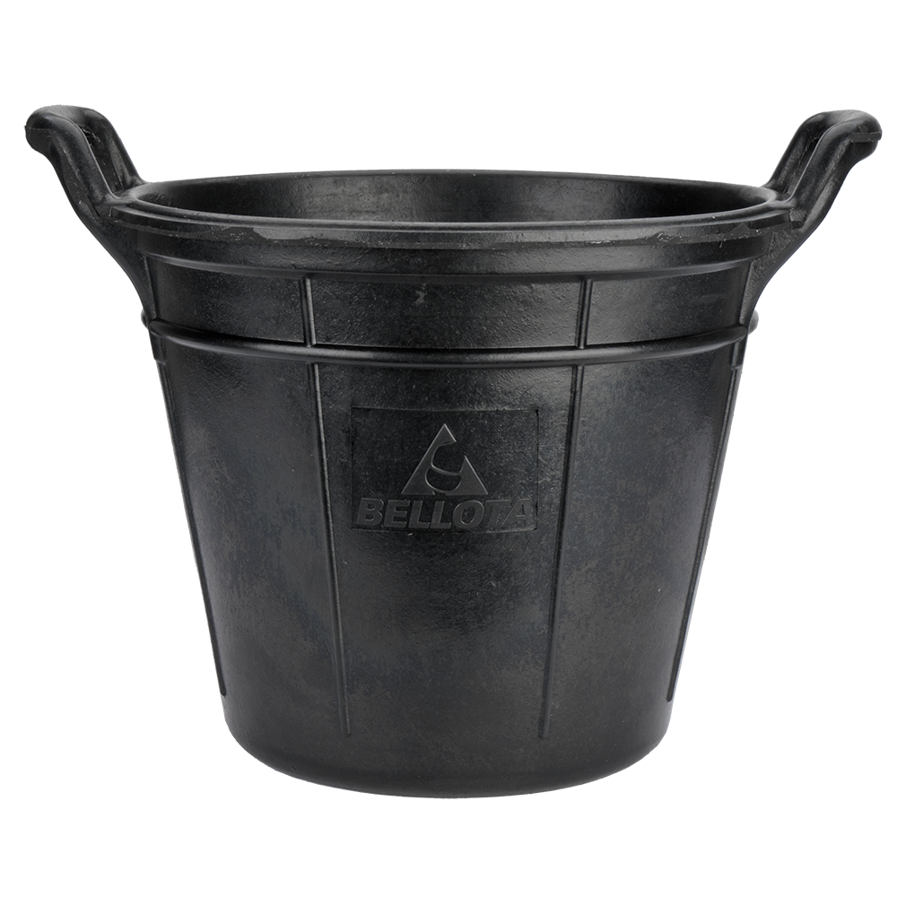 Cubo canario de caucho Bellota BKCCAN18BP vista lateral