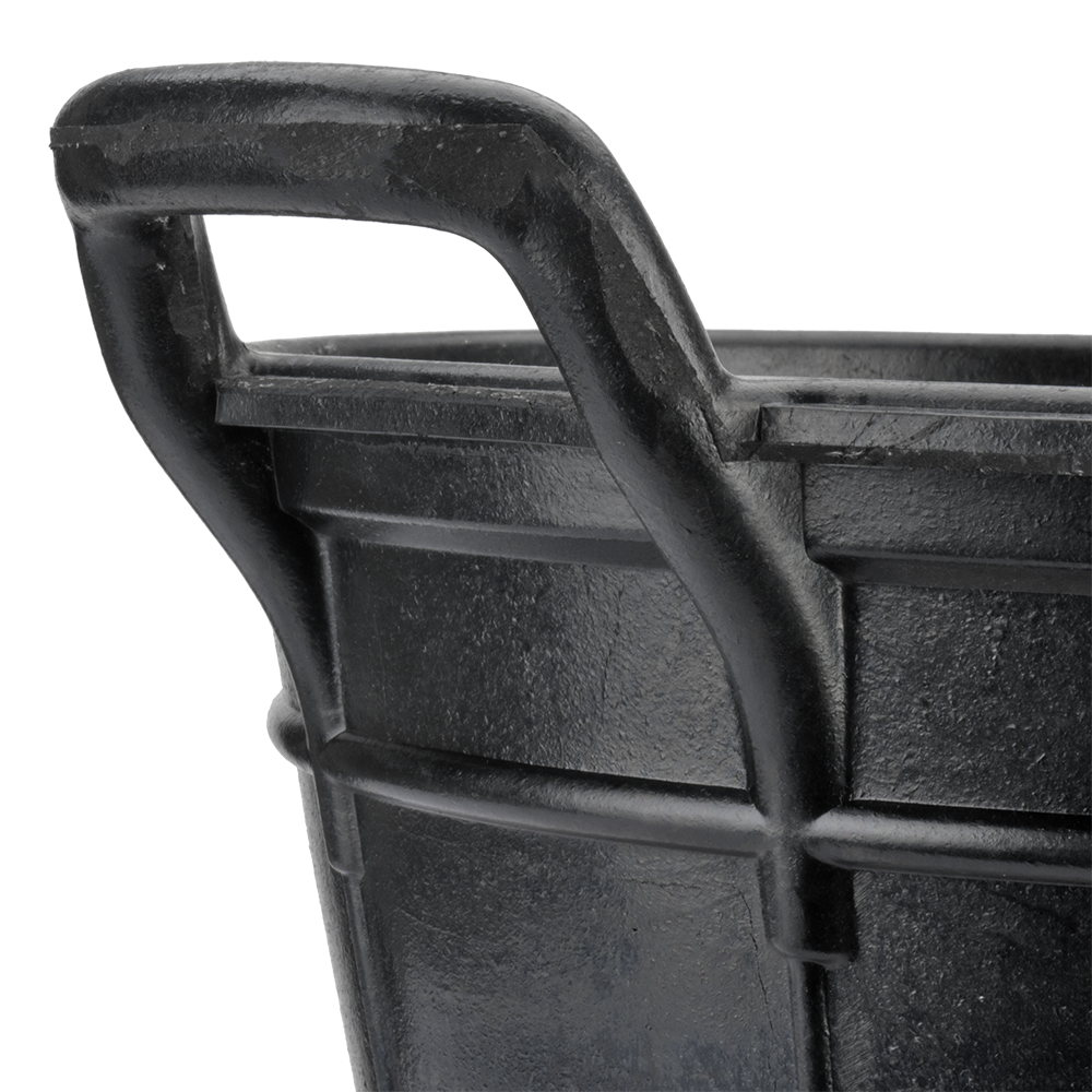Cubo canario de caucho Bellota BKCCAN18BP vista superior