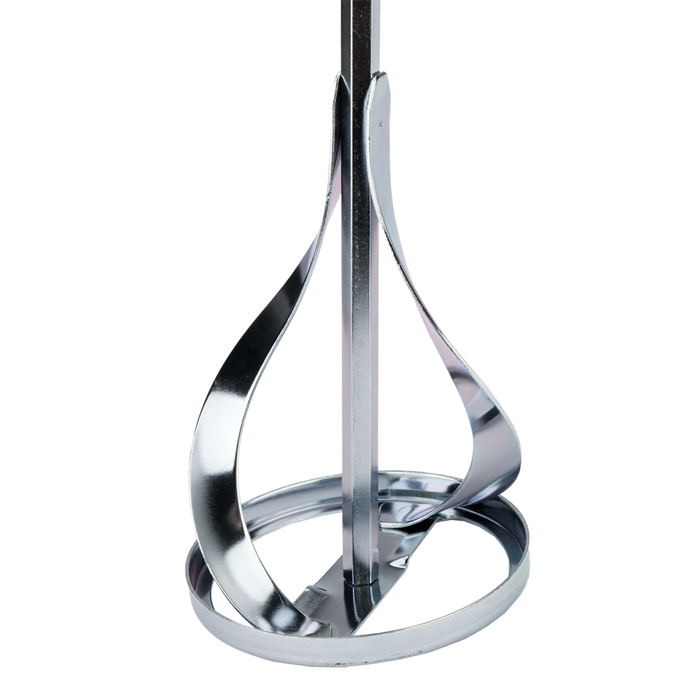 Varilla mezcladora K1 con acople hexagonal Bellota BePower para pintura