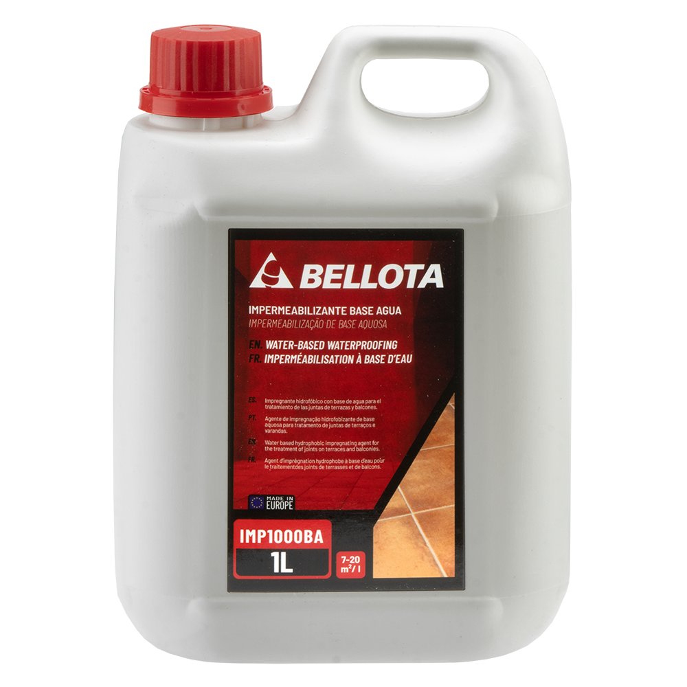 Impermeabilizante base agua Bellota, aplicación en juntas
