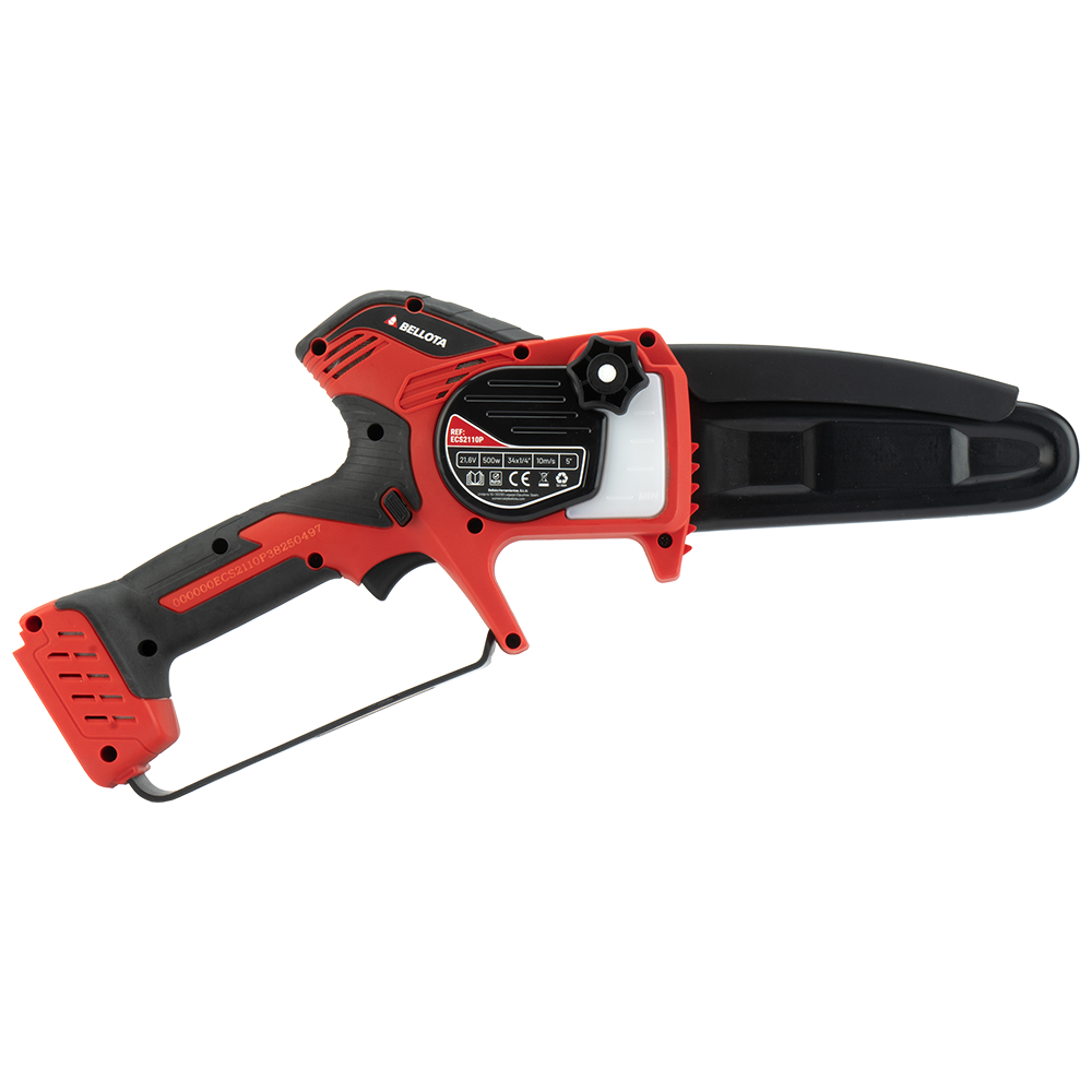 Motosierra Bellota ECS2110P desde otro ángulo