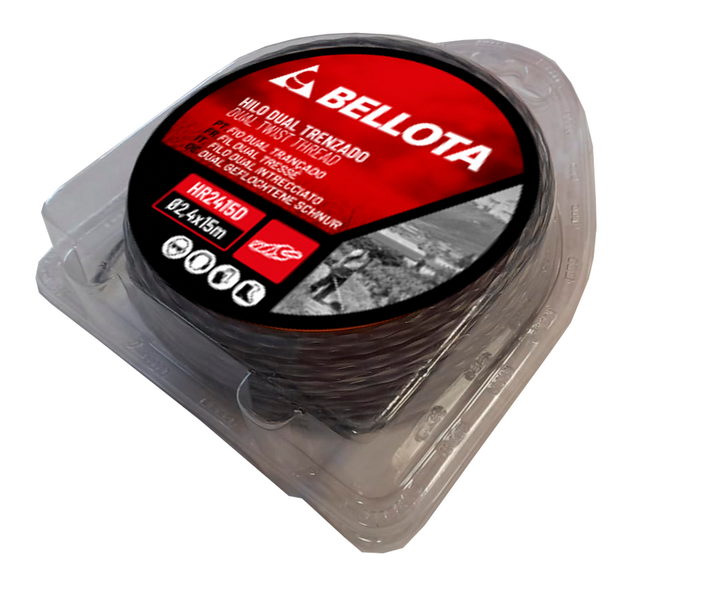 Hilo de corte Dual trenzado Bellota BePower de 2,4 mm