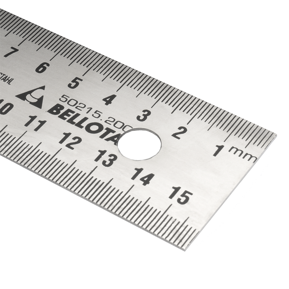 Escuadra Bellota 50215, detalle del talón de aluminio