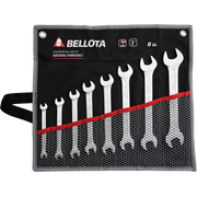Juego de 8 llaves fijas Bellota 6490BS en bolsa textil