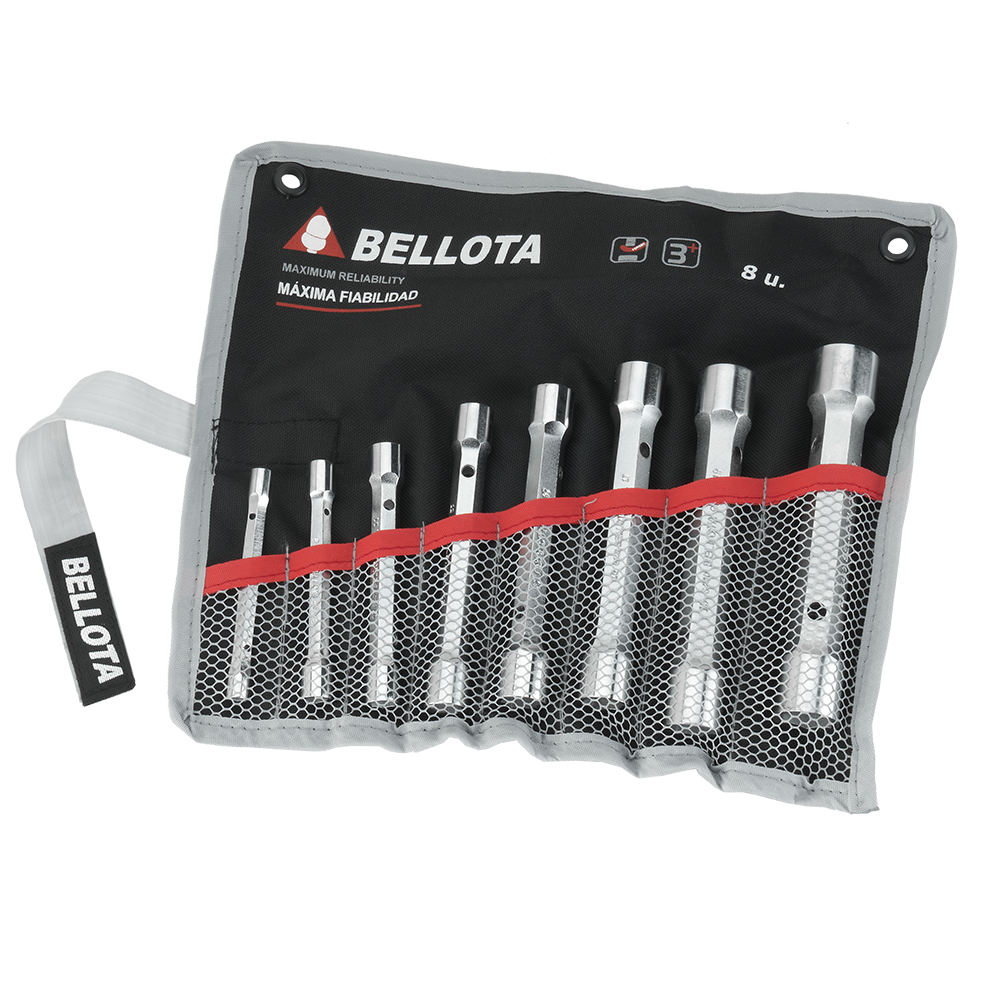 Juego de 8 llaves de tubo Bellota 6494BS