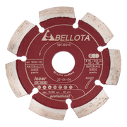 Disco de diamante segmentado Bellota Pro7 50704 para materiales duros, de 115 mm