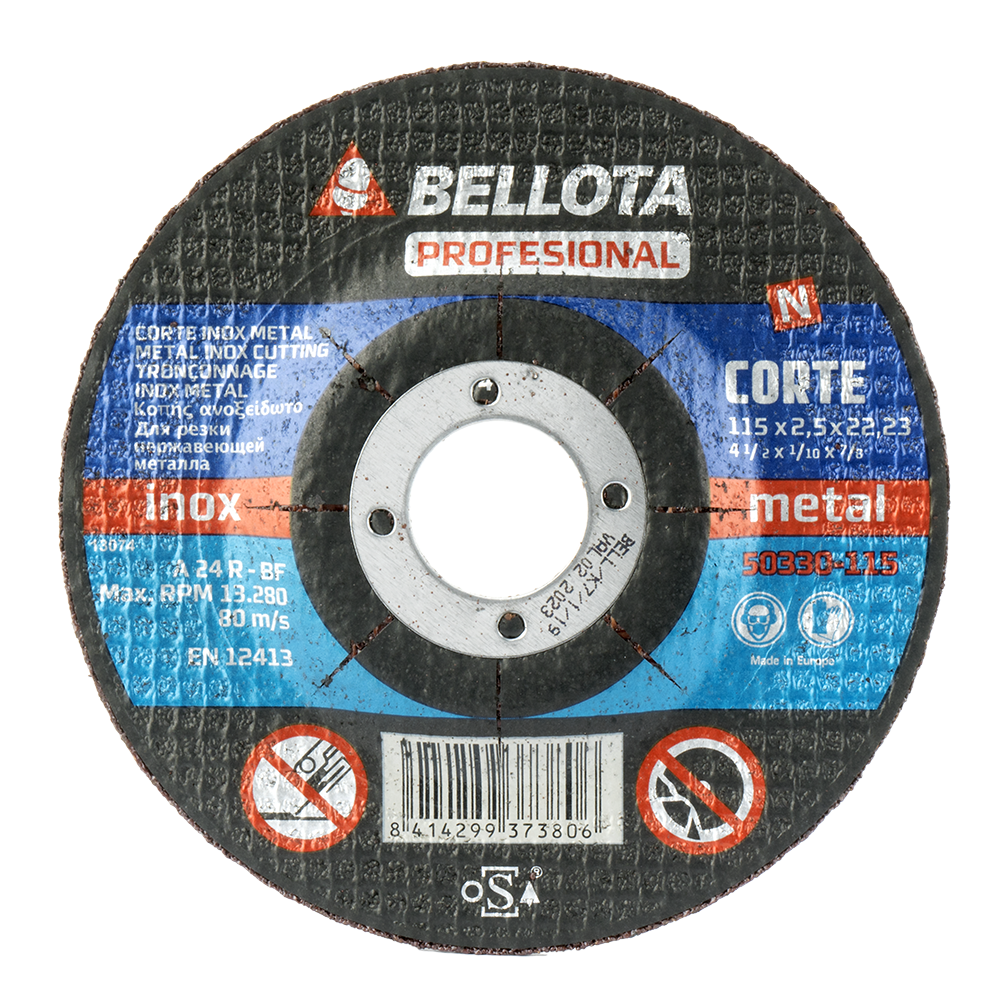 Disco abrasivo Bellota 50330 de 115 mm