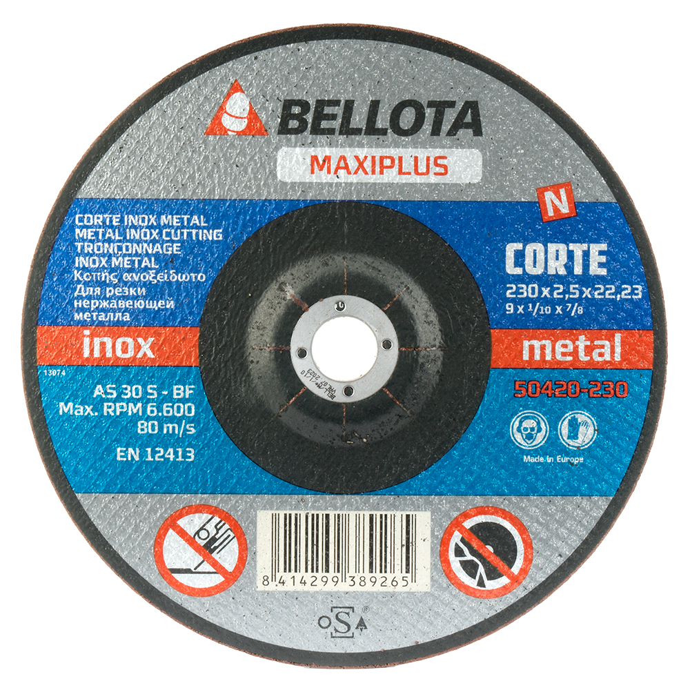 Disco Maxiplus Bellota 50420 de 230 mm