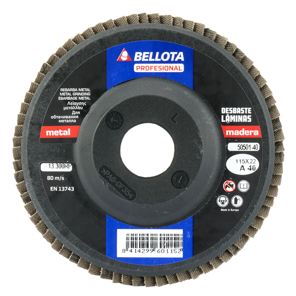 Disco de láminas Bellota 50501 de grano 40