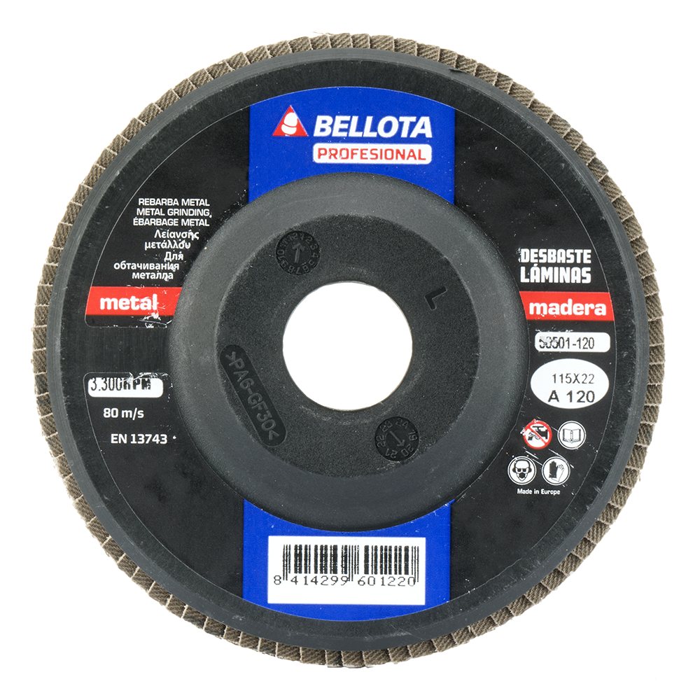 Disco de láminas Bellota 50501 de grano 120