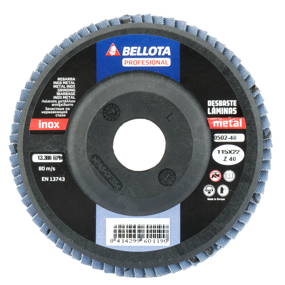 Disco de láminas Bellota 50502 de grano 40
