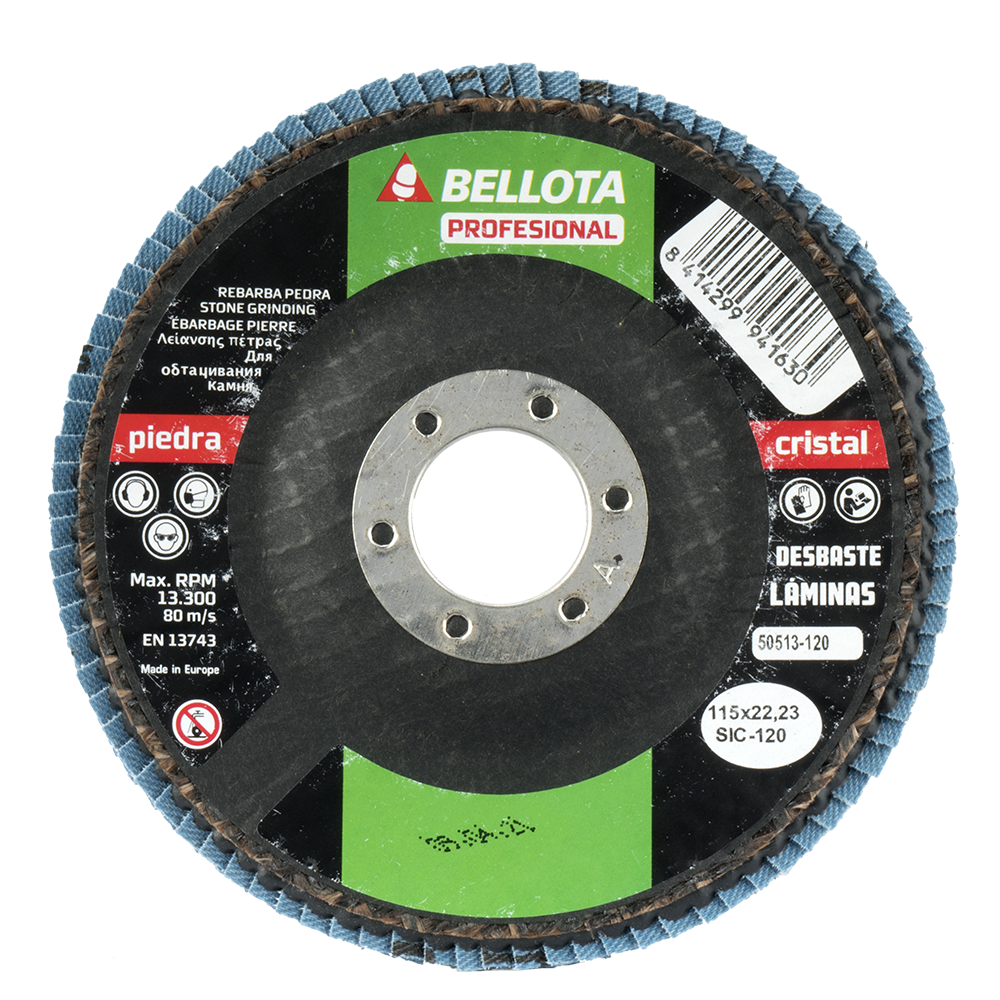 Disco de láminas Bellota 50513 de grano 120
